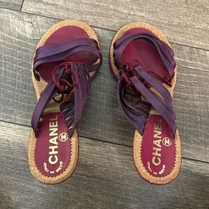Chanel Satin Sandals/Heels